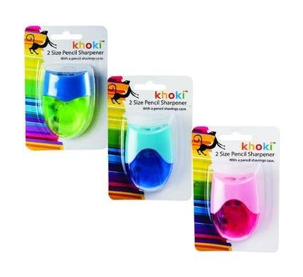 Pencil Sharpener - Double Sized - Assorted Colors