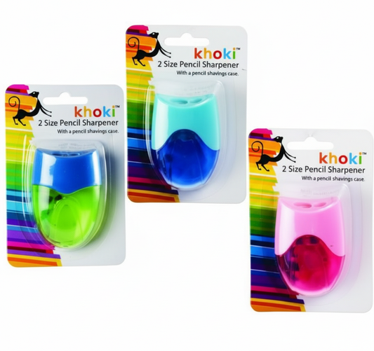 Pencil Sharpener - Double Sized - Assorted Colors