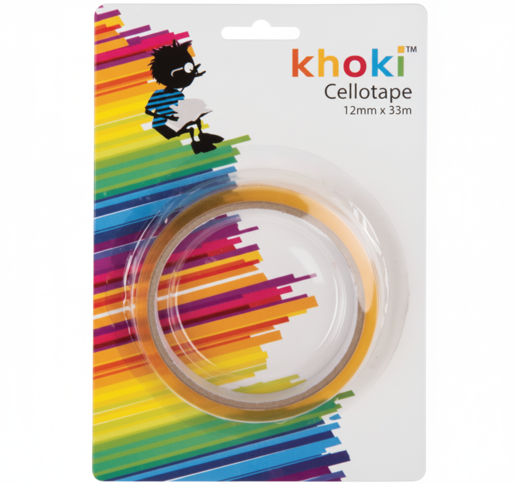 Clear Sellotape Roll (33 m x 12 mm)