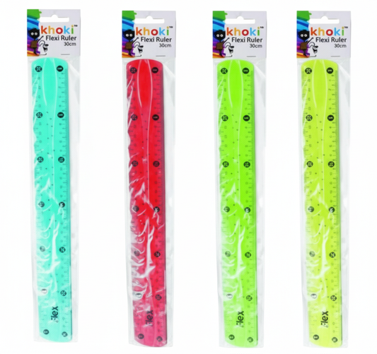 Flexible Ruler - 30 cm - Various Colors