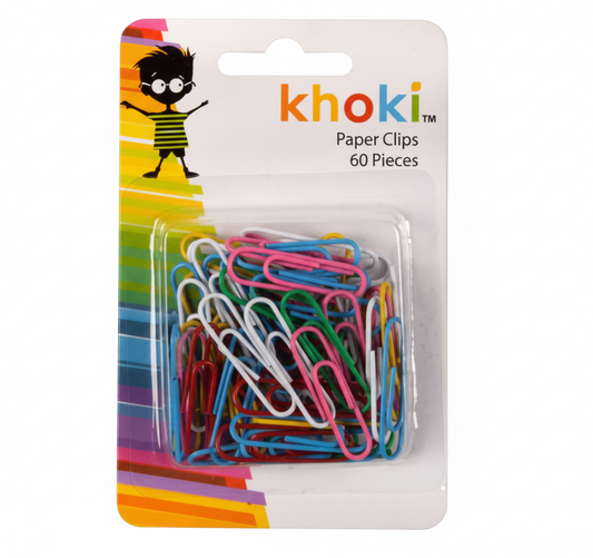 Stationery Paper Clips (2.8 cm) - 60 Pieces