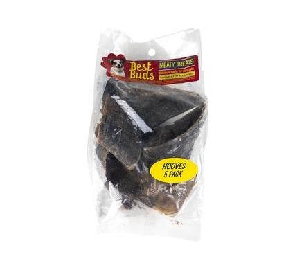Pet Dog Chew Cow Hooves - 5 Pack