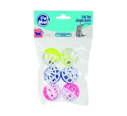 Cat Jingle Balls - Pack of 6