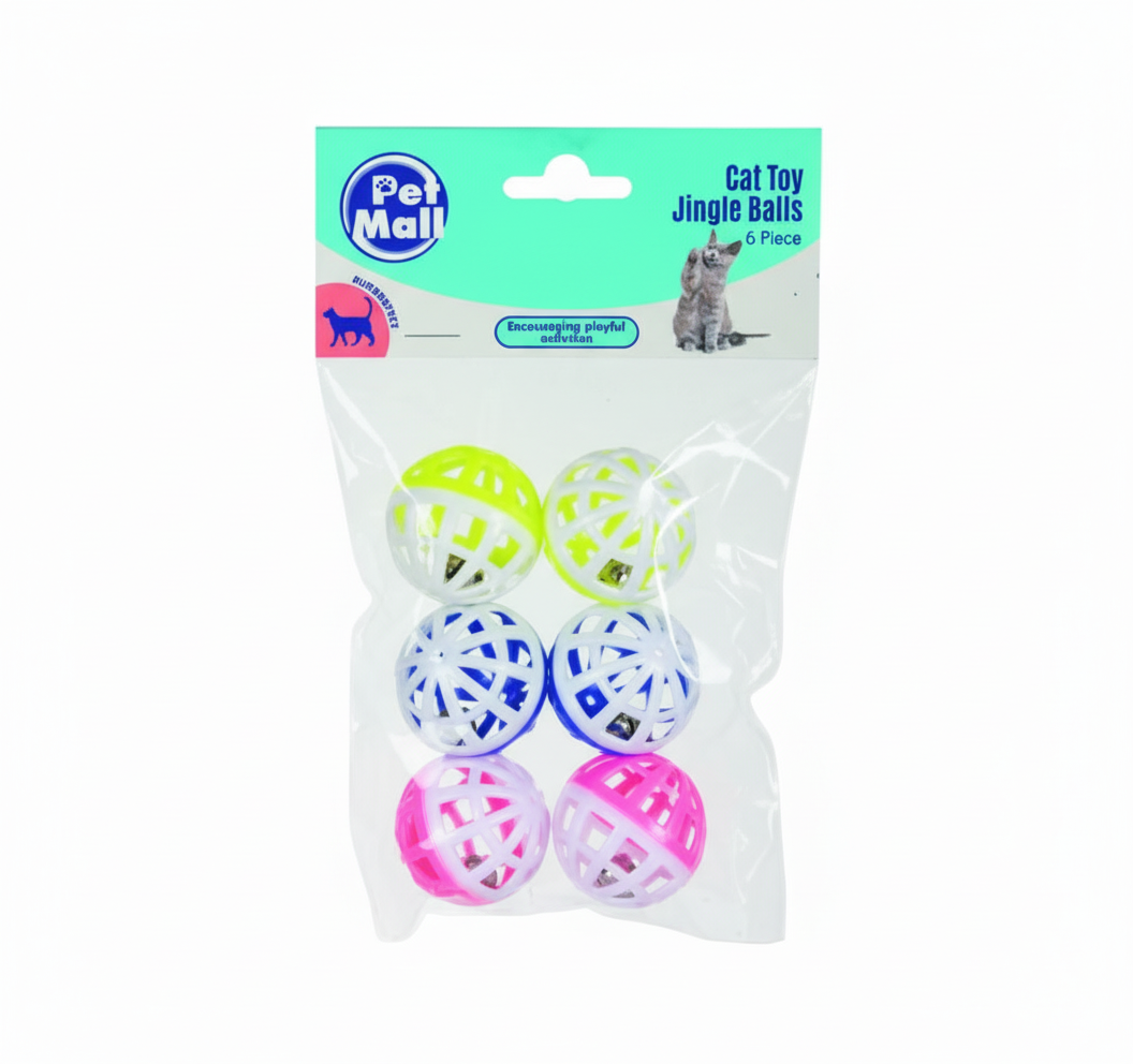 Cat Jingle Balls - Pack of 6