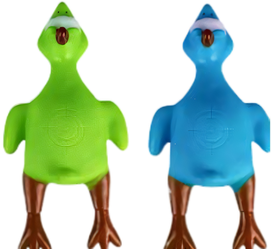 Vinyl Chicken Puppy Toy in Various Colours (25 cm)