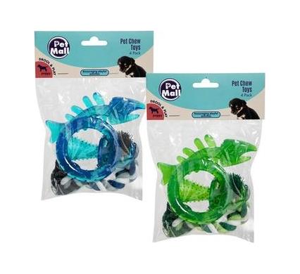 Puppy Chew Toys - Pack of 4