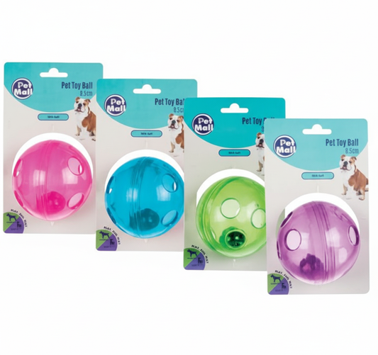 Pet Toy Ball with Bell - 8.5 cm