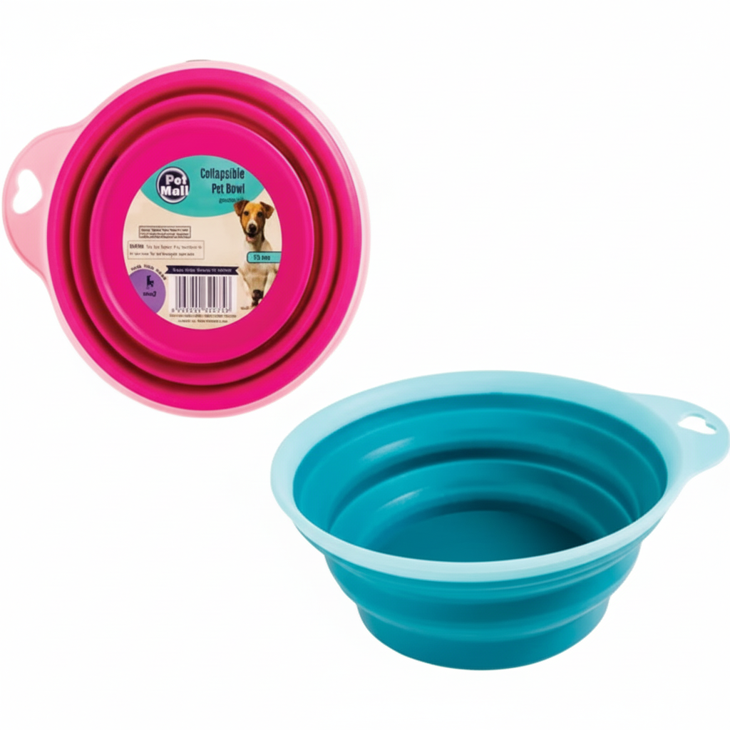 Collapsible Pet Bowl - Small (15 cm) - Various Colours