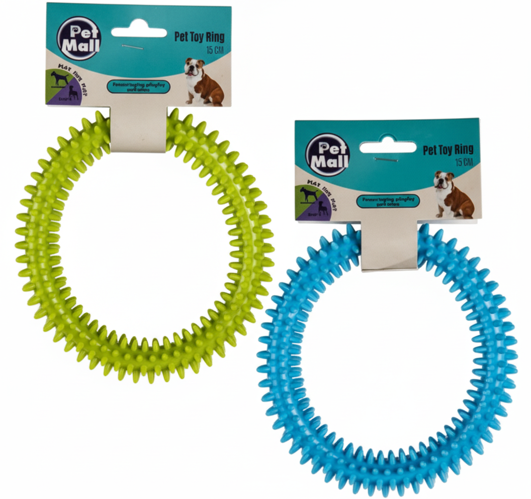 Dog Throw and Fetch Ring (24 cm) - Various Colours