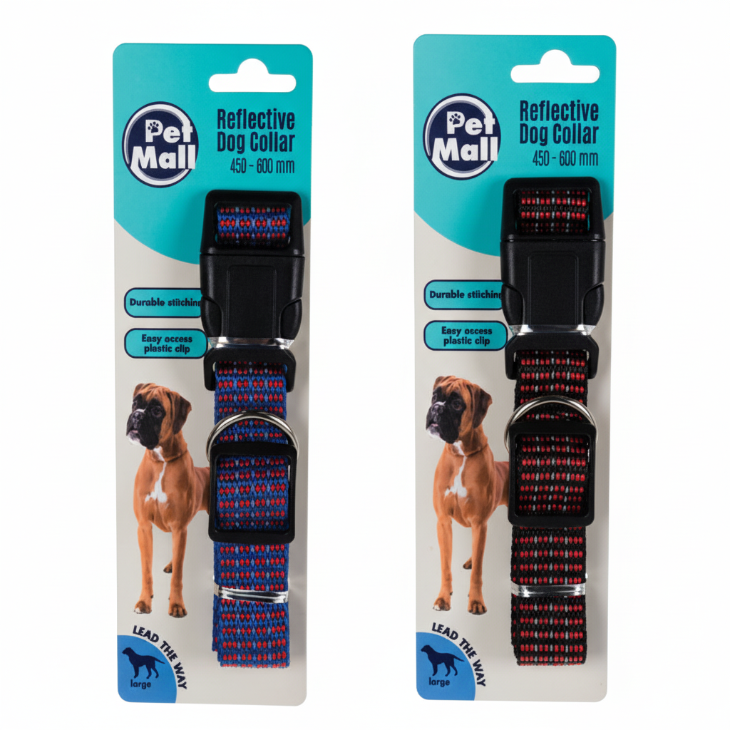 Reflective Dog Collar, Assorted (45 x 60 cm)