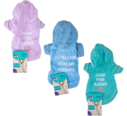 Pet Winter Shirt for Girls - Words Design - Small