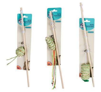 Cat Teasing Wand - Assorted Designs