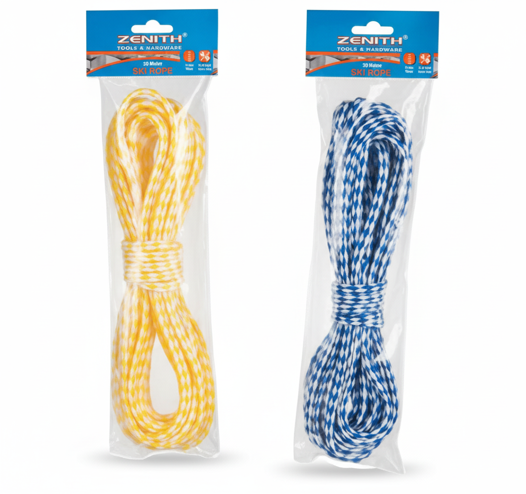 Two Colour Ski Rope Hank (10 m x 7 mm) - Various Colours