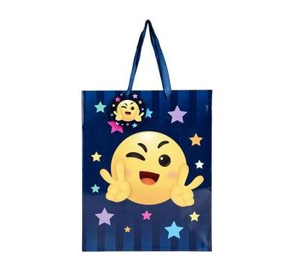 Emoji Gift Bag - Large - Paper - 25 x 32 cm - Assorted