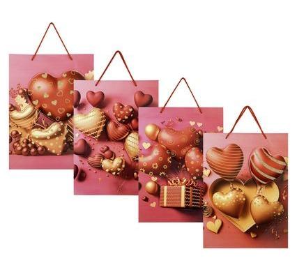 Hearts Gift Bag - 30 x 42 cm