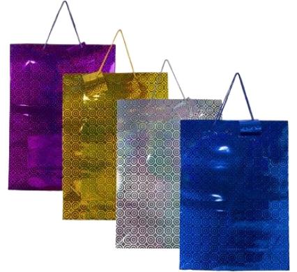 Jumbo Metallic Gift Bag - Assorted Colours - 33 x 44 cm
