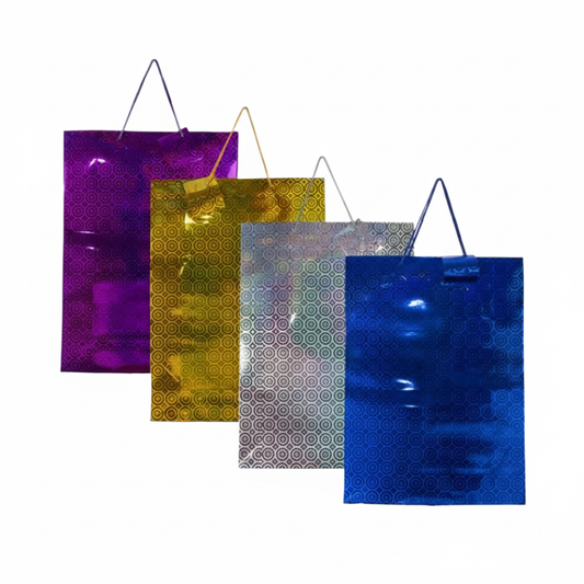 Jumbo Metallic Gift Bag - Assorted Colours - 33 x 44 cm