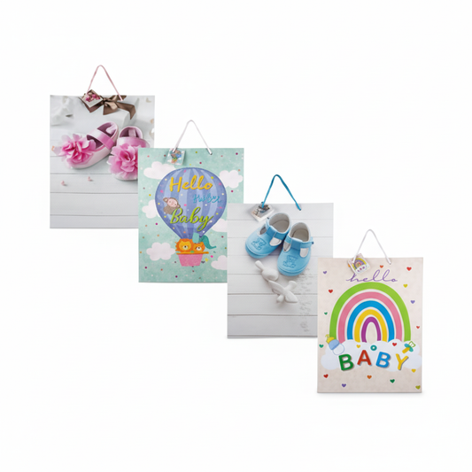 Jumbo Everyday Baby Gift Bag - 33 x 45.7 x 10.2 cm - Various Colors