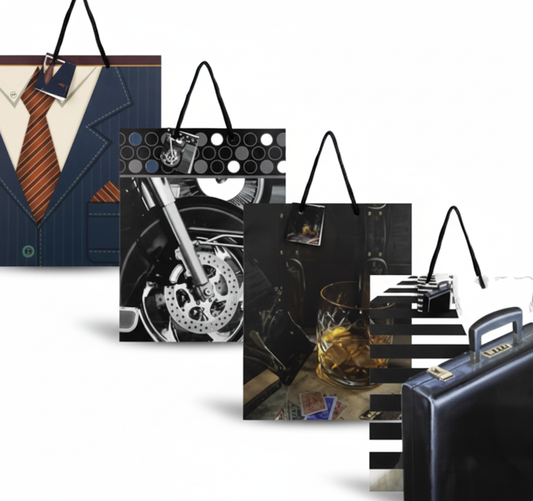 Large Man's Gift Bag - 25 x 32 cm - Assorted