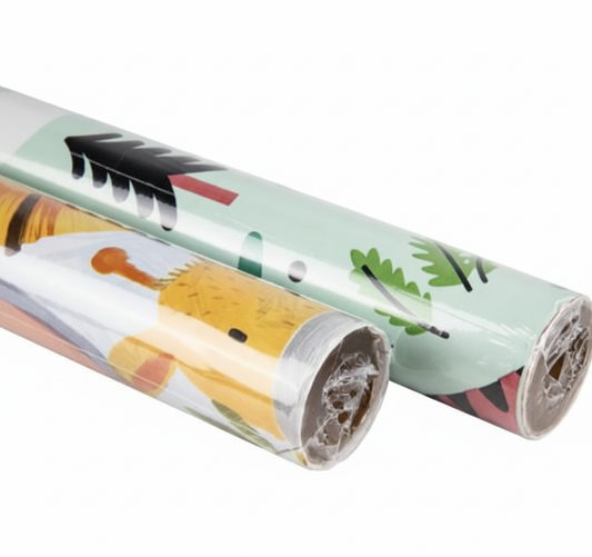 Gift Wrap with Baby and Children Designs (70 cm x 2 m)