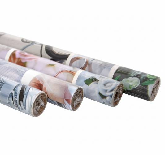 Gift Wrap, Wedding Designs - 70 cm x 2 m - Assorted
