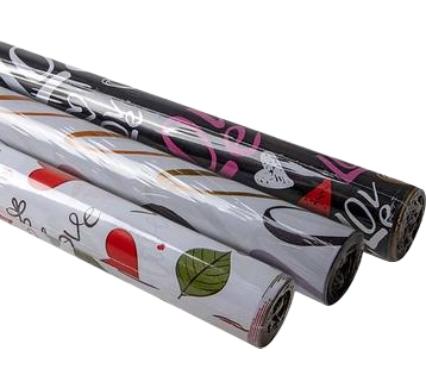 Gift Wrap, Love Designs - 70 cm x 2 m - Assorted