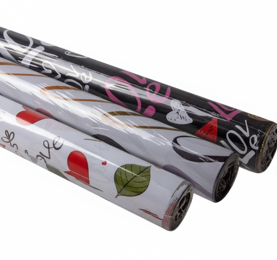 Gift Wrap with Assorted Love Designs (70 cm x 2 m)