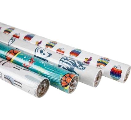 Gift Wrap, Animal Designs - 70 cm x 1 m