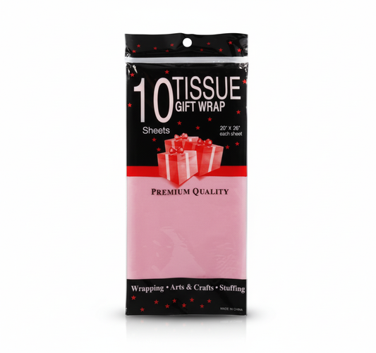 Pink Tissue Paper with 10 sheets per pack (50 x 66 cm)