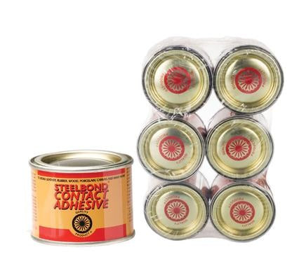 Shoecement Neoprene - Bulk Pack of 6 - 125 ml Tin