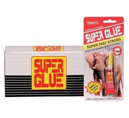 Yamayo Superglue - Bulk Pack of 12 - 3 g Tube