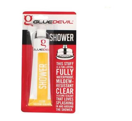 Glue Devil Silicone Sealant - 90 ml - Shower Clear