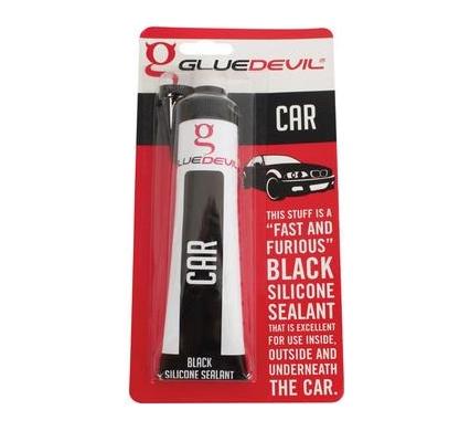 Glue Devil Silicone Sealant - 90 ml - Auto Black