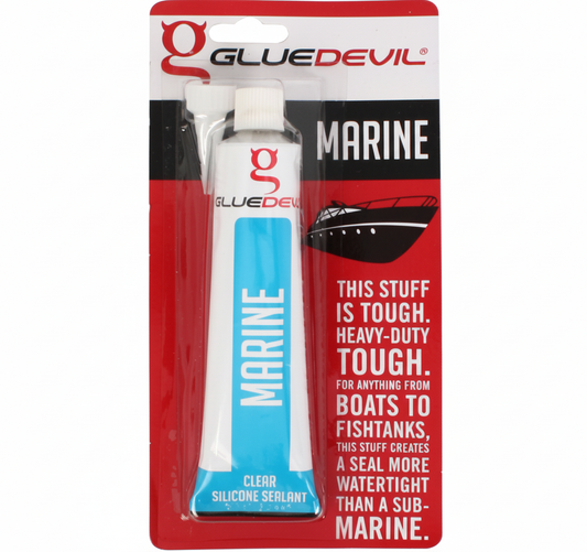 Glue Devil Silicone - 90 ml - Marine Clear