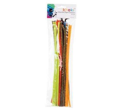 Chenille Pipe Cleaners - 30 cm - 36 Assorted