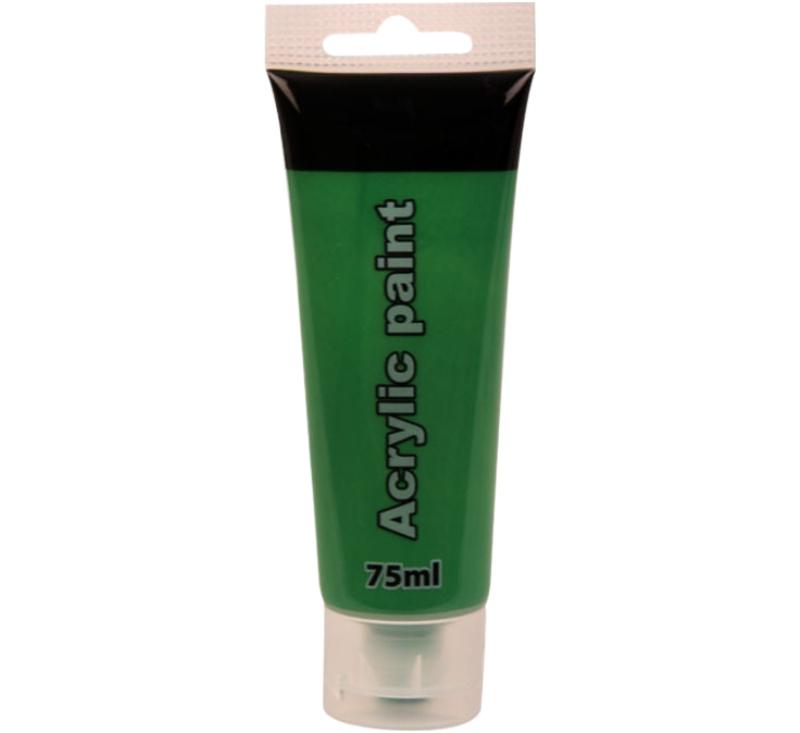 Artists Acrylic Paint - Dark Green - 75 ml Tube
