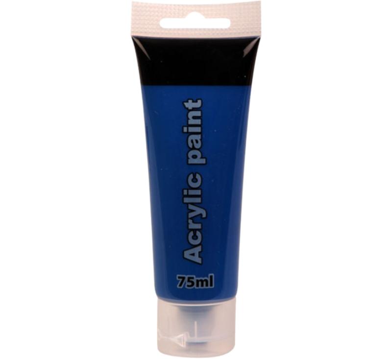 Artists Acrylic Paint - Blue - 75 ml Tube