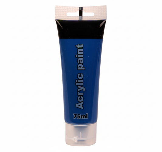 Blue Artists Acrylic Paint Tube (75 ml)