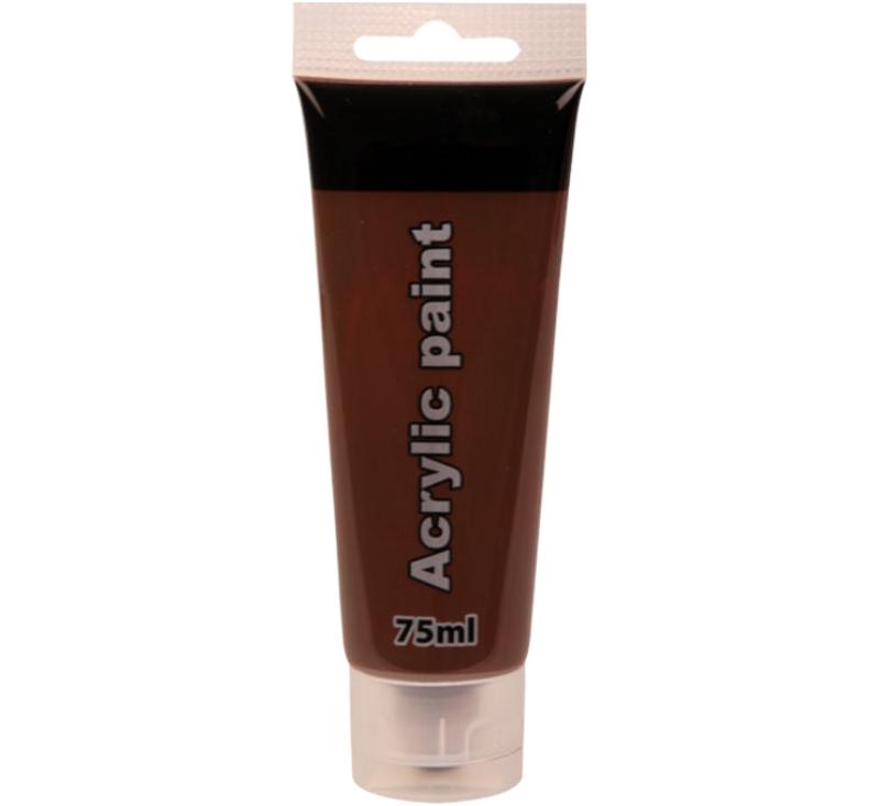 Artists Acrylic Paint - Brown - 75 ml Tube