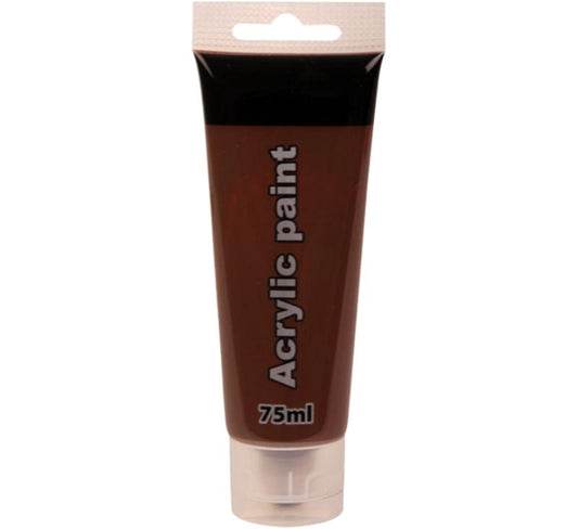 Artists Acrylic Paint - Brown - 75 ml Tube