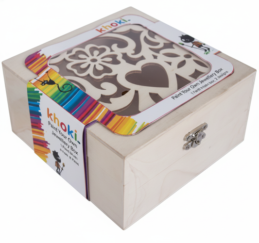 Art and Craft Paint Your Own Jewellery Box