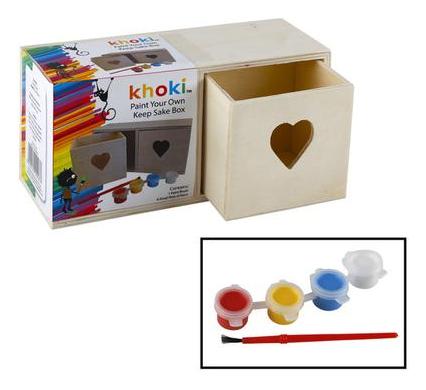 Arts and Crafts Paint Your Keepsake Box
