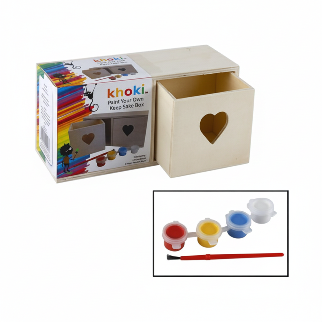 Arts and Crafts Paint Your Own Keepsake Box