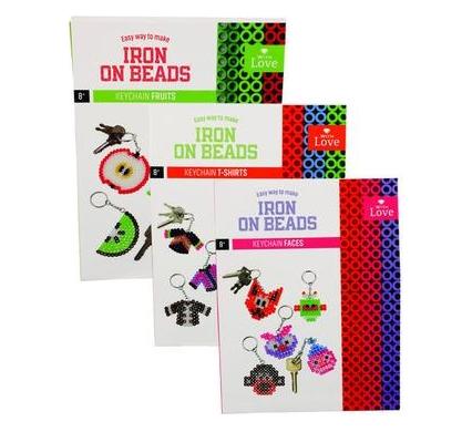 Art and Craft Iron On Bead Keyrings