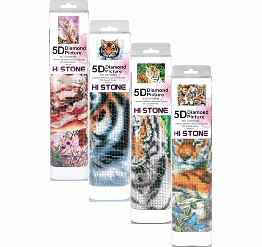 Art and Craft Diamond Art Set with Assorted Designs (30 x 40 cm)