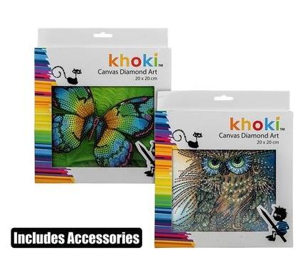 Art and Craft Diamond Art Canvas - 20cm x 20cm