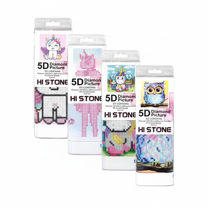 Art and Craft Diamond Art Set with Assorted Designs (20 x 20 cm)