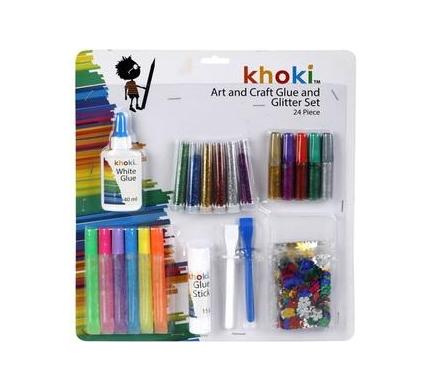 Arts and Craft Glitter Set - 24 Pieces