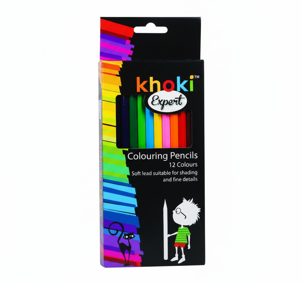 Colour Therapy Pencil Crayons - 12 Piece Set