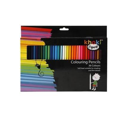 Colour Pencil Crayon Expert - 36 Piece Set